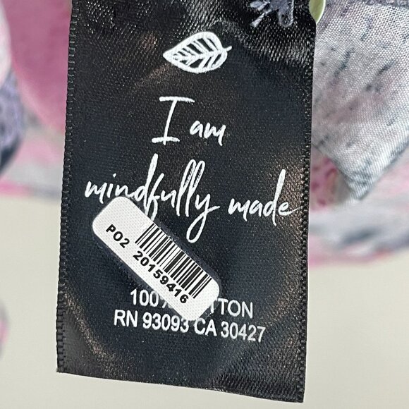 Nic+Zoe Womens Plus 3X Button Up Shirt Pink Gray Long Sleeve Blouse Top - Picture 4 of 10